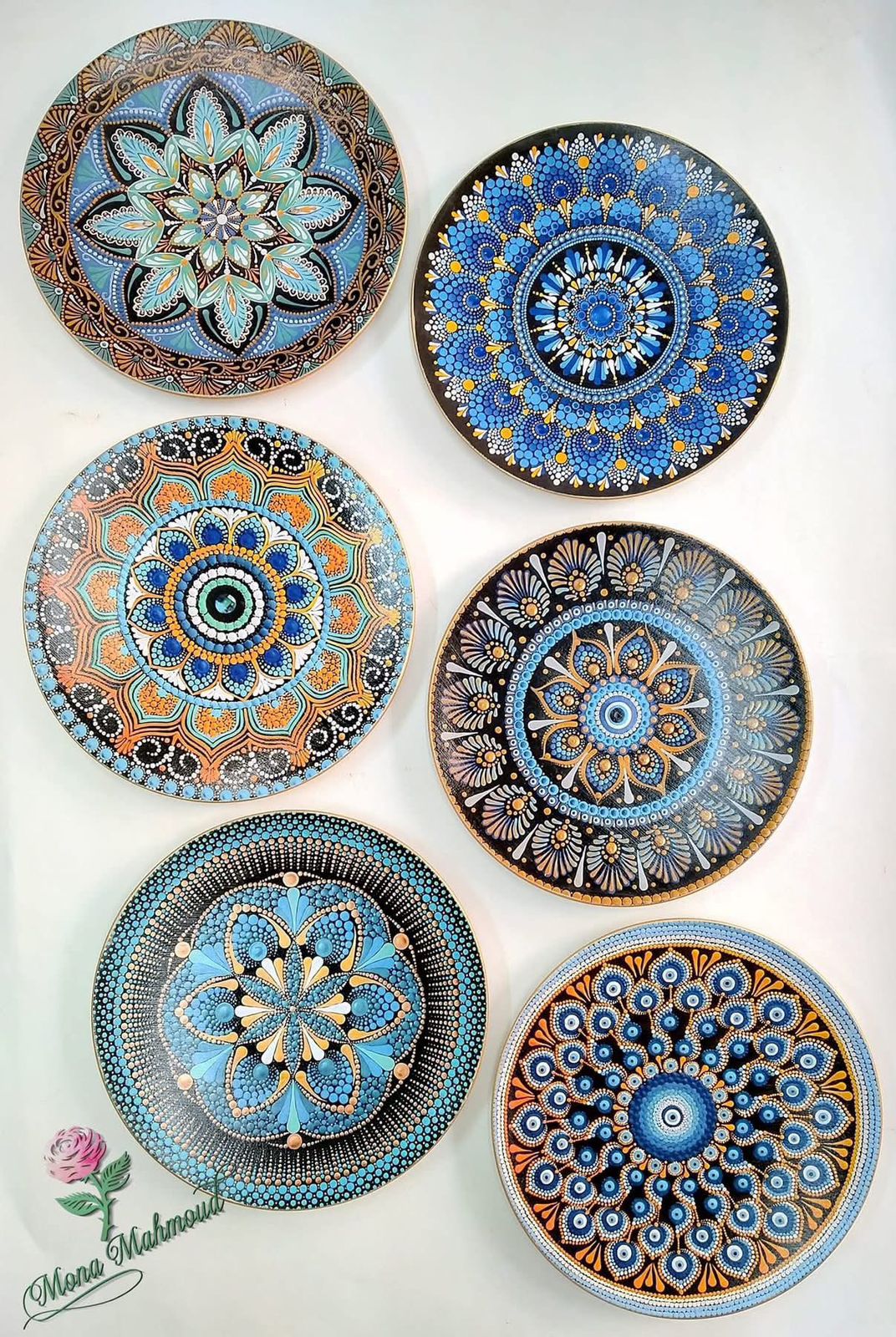 Black & Blue Mandala