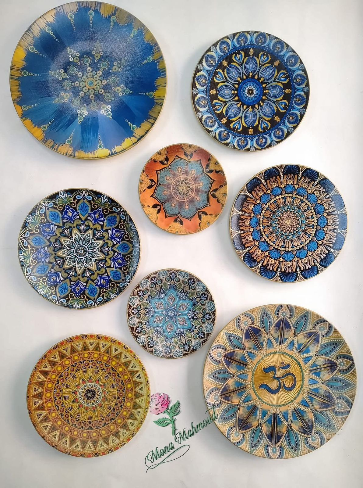 Golden Midnight Mandala