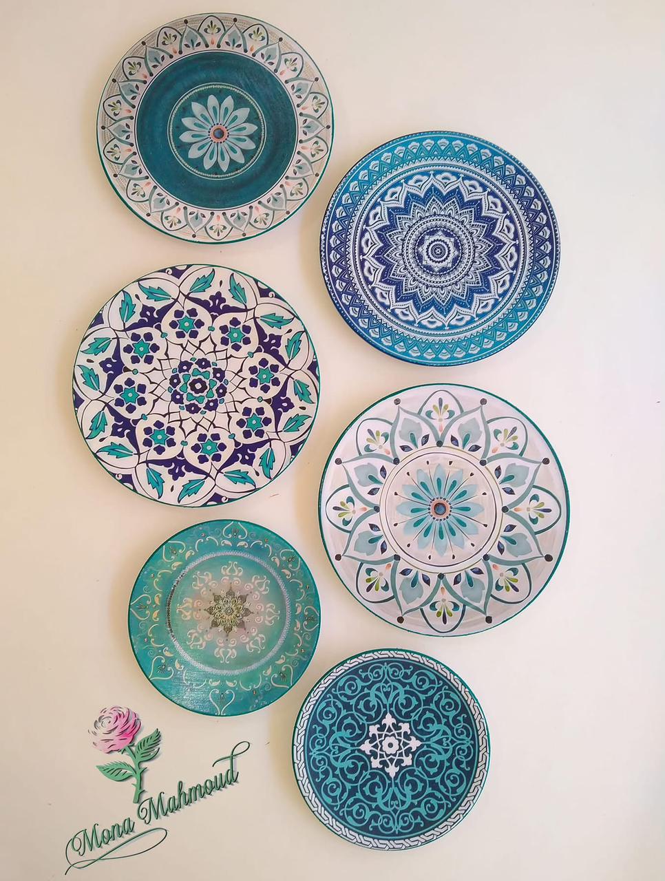 White & Blue Mandala