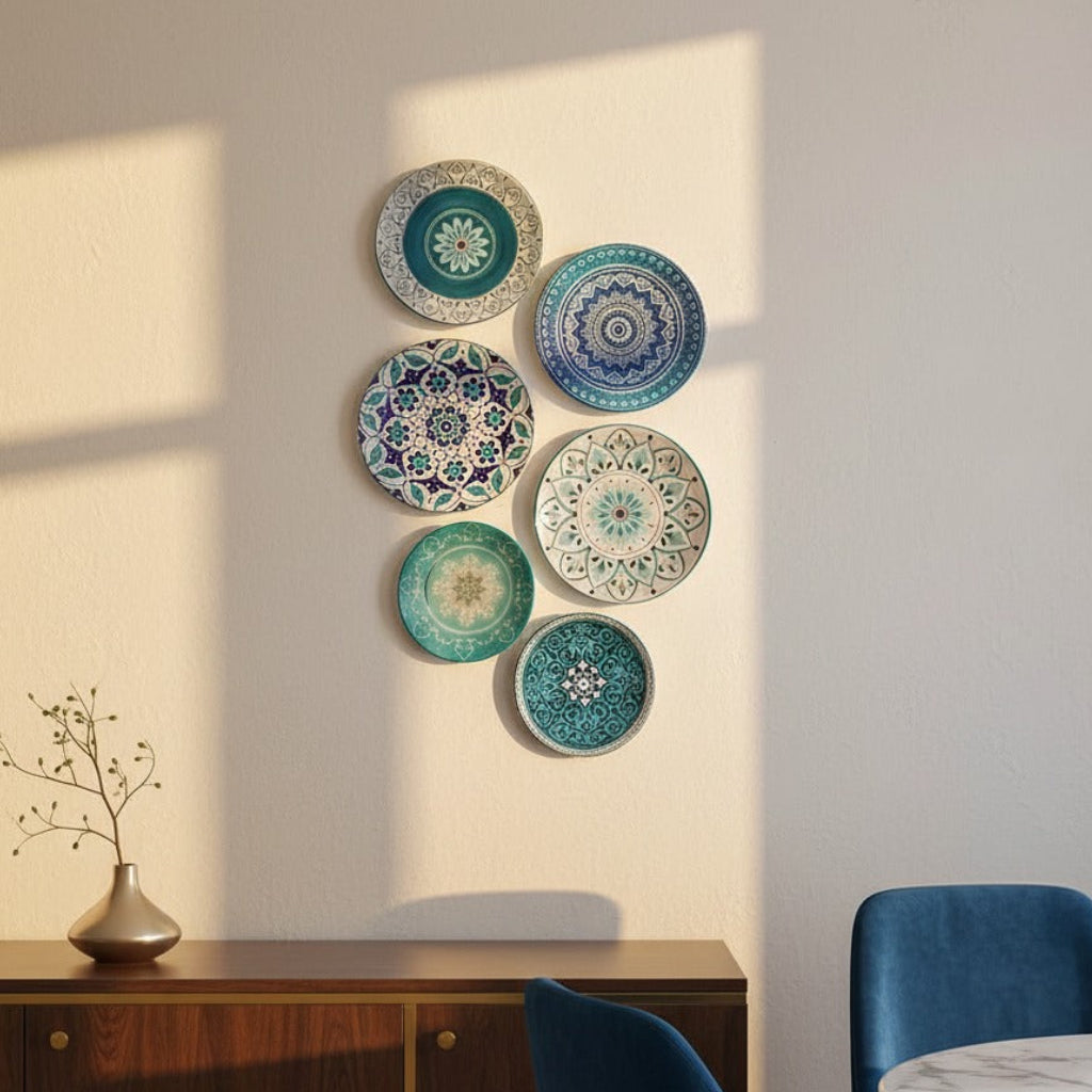 White & Blue Mandala