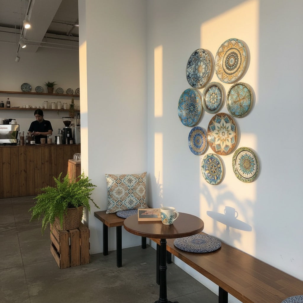 Brown & Blue Mandala