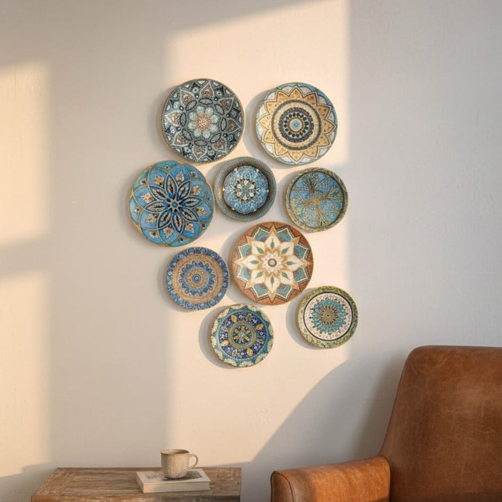 Brown & Blue Mandala